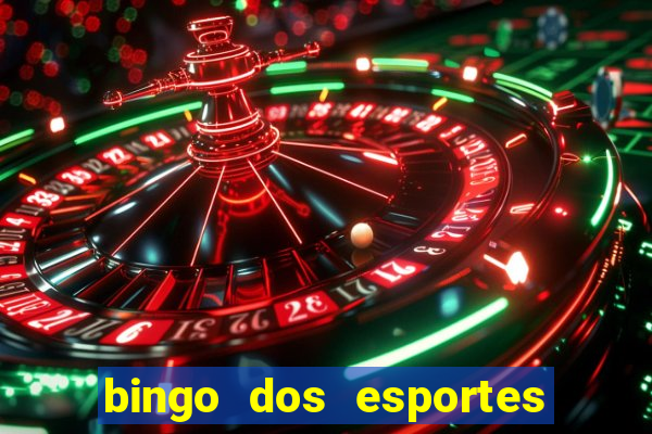 bingo dos esportes para imprimir